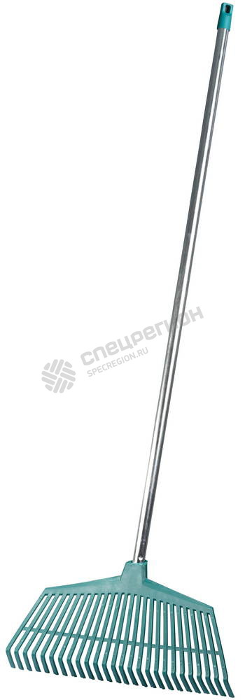 Фотография Грабли веерные RACO со стальной ручкой, 26 пласт. зубцов, 430мм 4231-53/746