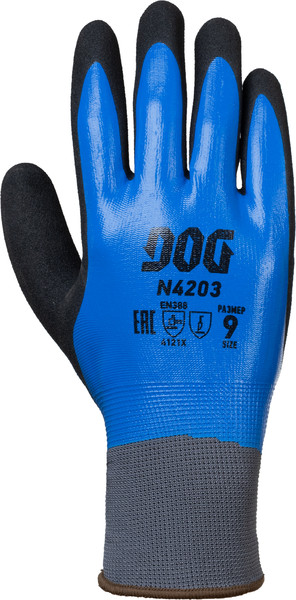 Фотография Перчатки DOG N4203 Sensor Flex полн.покр. 2 слоя
