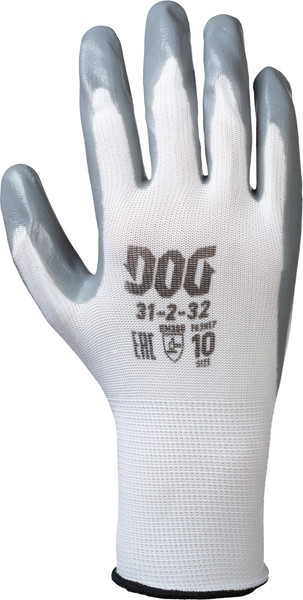 Фотография Перчатки DOG N51 Sensor Optima Nitrile (полиэстер/нитрил)