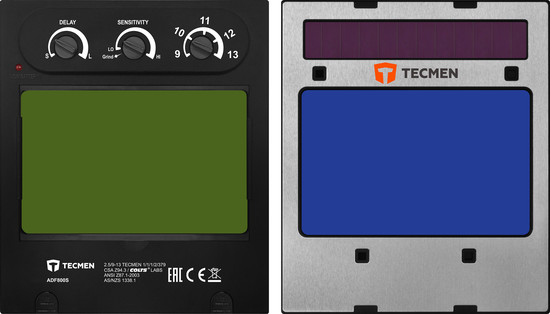Фотография Щиток (маска) сварщика Tecmen ADF 800S TM16 2.5/9-13DIN