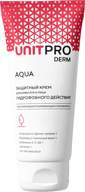 Фотография Крем защитный  Unitpro Derm Aqua гидрофобного действия,100 мл