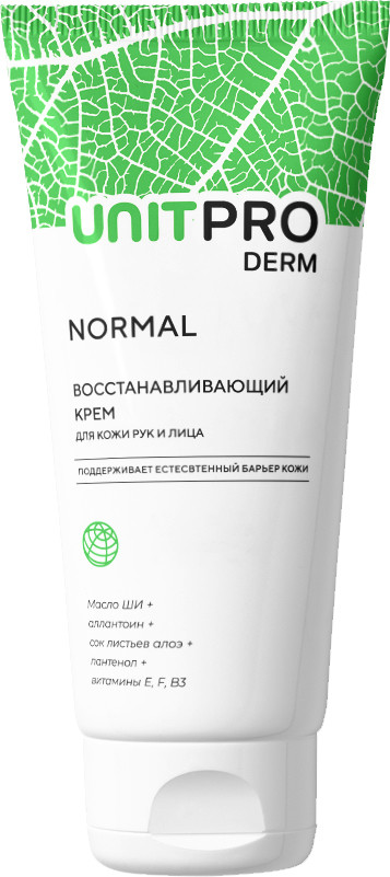 Фотография Крем регенерирующий Unitpro Derm Normal восстанавливающий, 100 мл