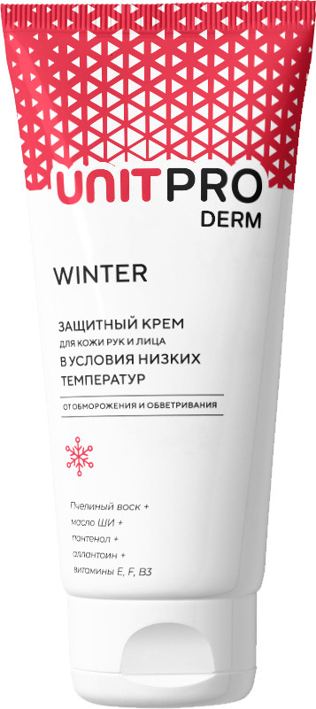 Фотография Крем защитный Unitpro Derm Winter от обморожения и обветривания, 100 мл