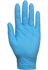Перчатки Foxy Gloves нитриловые одноразовые неопудренные голубые 5 гр