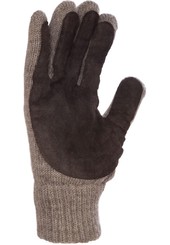 Перчатки шерстяные Манул П1780 со спилк.налад.