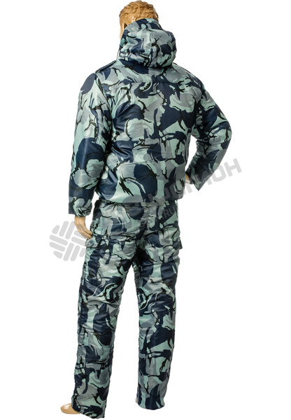 Фотография Куртка утепленная Альфа 2 синяя КМФ