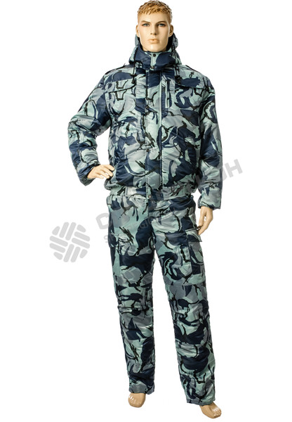 Фотография Куртка утепленная Альфа 2 синяя КМФ