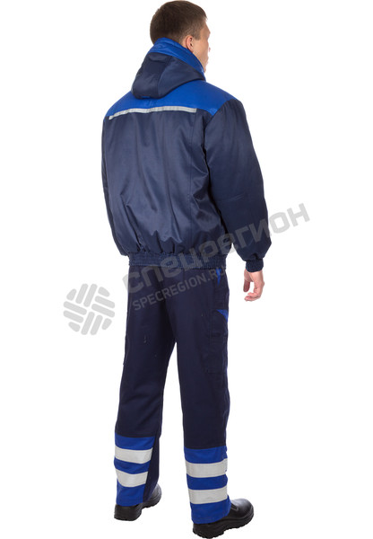 Фотография Куртка утепленная  Пилот т.синяя