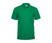Рубашка поло мужская зелёная 100% х/б