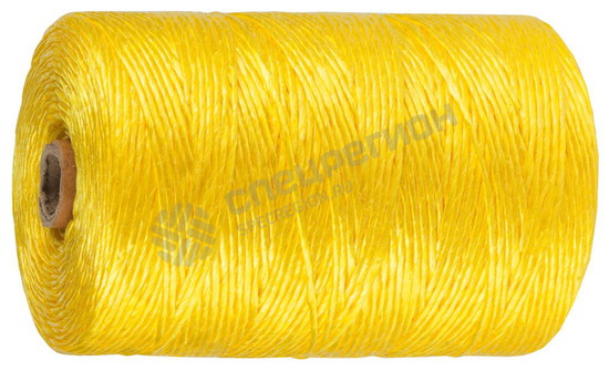 Фотография Шпагат 50037-110 ЗУБР многоцелевой полипропиленовый, желтый, 1200текс, 110м