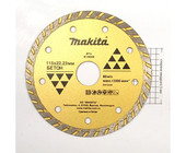 Диск алмазный отрезной Makita 115x22,23 (бетон) рифл. B-28008