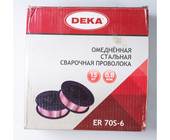 Сварочная проволока DEKA  ER70S-6 0.8 мм (15 кг), омедненная сталь