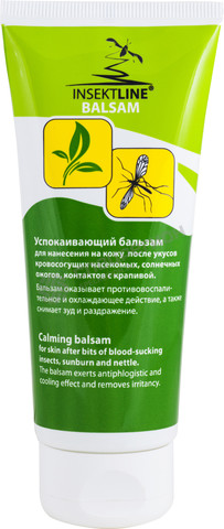 Фотография Крем от комаров успокаивающий INSEKTLINE BALSAM, 100мл