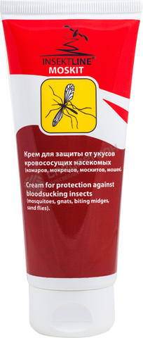 Фотография Крем от комаров Крем от укусов кровососущих насекомых INSEKTLINE MOSKIT, 100 мл