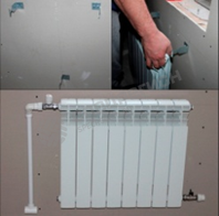 Фотография Кроншнейн для радиатора универсальный 100*40*40*2,0 мм оцинкованный 623 05 140 0