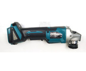 Угловая шлифмашина аккумуляторная Makita DGA505Z 125мм,18В,Li-ion,8500об\м,2.6кг,чем,б\ак,з\у,пл пуск,anti-restart,защ от обр уд