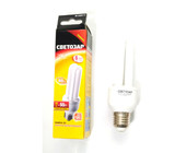 Энергосберегающая SV-44322-11 лампа СВЕТОЗАР "Стержень - 2U", цоколь E27(стандарт), теплый белый све