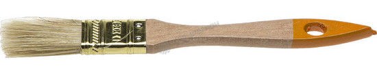 Фотография Кисть 0100-020_z02 флейцевая DEXX "ПРАКТИК" , деревянная ручка, натуральная щетина, индивидуальная 