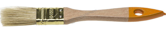 Фотография Кисть 0100-025_z02 флейцевая DEXX "ПРАКТИК" , деревянная ручка, натуральная щетина, индивидуальная у