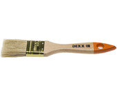 Кисть 0100-038_z02 флейцевая DEXX "ПРАКТИК" , деревянная ручка, натуральная щетина, индивидуальная у