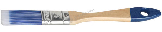 Фотография Кисть 01032-020 плоская STAYER "AQUA-STANDARD", искусственная щетина, деревянная ручка, 20мм