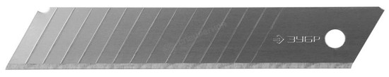 Фотография Лезвие 09721-18-10 ЗУБР "МАСТЕР" сегментированное, улучшенная инструментальная сталь У9А, 15 сегмент