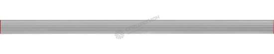 Фотография Правило ЗУБР "МАСТЕР" алюминиевое, прямоугольный профиль с ребром жесткости, 1,0м 10751-1.0