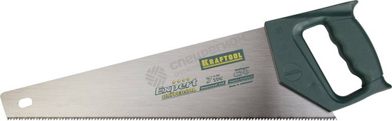 Фотография Ножовка 15004-45 KRAFTOOL "QUICK" закал универс зуб U-RS, 1-комп рукоятка, 7/8TPI, 450мм