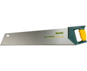 Ножовка KRAFTOOL "PRO" "ALLROUNDER",3-х гранный,закал зуб,покрытие Protecflon,двухкомп пластик ручка
