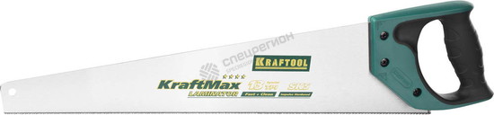 Фотография Ножовка для быстрого реза (пила) KRAFTOOL"KraftMax" 13 TPI, 500 мм, для ламинированных деревянных па