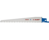 Полотно 155702-13 ЗУБР S611DF для сабельной эл. ножовки Bi-Metall, дерево с гвоздями, ДСП, металл,