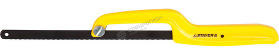 Фотография Ножовка-ручка 1571_z01 STAYER "MASTER", пластмассовая усиленная, с полотном по металлу, 300мм