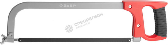 Фотография Ножовка 15767_z01 ЗУБР "МАСТЕР" по металлу, усиленная цельнометаллическая рамка, пластмассовая обрез