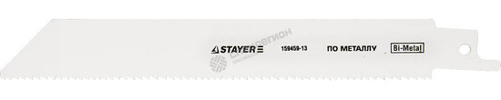 Фотография Полотно 159459-13 STAYER "PROFI"  S922EF для сабельной эл. ножовки Bi-Met,тонколистовой, профильный 