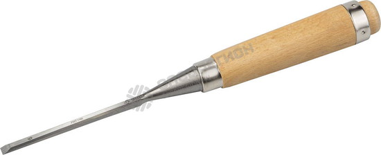 Фотография Стамеска-долото 18096-06 ЗУБР "ЭКСПЕРТ" с деревянной ручкой, хромованадиевая, 6мм
