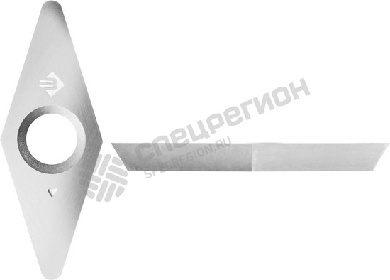 Фотография Резец ЗУБР "ЭКСПЕРТ"сменный твердосплавный для набора 18371-H3 тип "Ромб" 27х10мм, 2рабочие грани 18