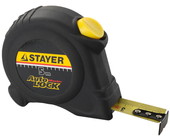 Рулетка Stayer 2-34126-05-19_z01 "AUTOLOCK", корпус с резиновым напылением, автостоп, 5мх19мм