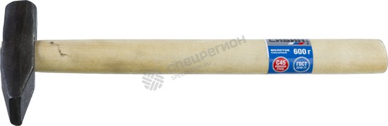 Фотография Молоток СИБИН с деревянной ручкой, 600г 20045-06