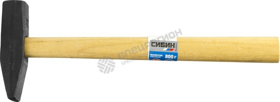 Фотография Молоток СИБИН с деревянной ручкой, 800г 20045-08