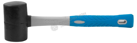 Фотография Киянка 2053-60_z01 ЗУБР "ЭКСПЕРТ" резиновая со стеклопластиковой ручкой, 60мм
