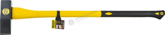 Фотография Колун STAYER "PROFESSIONAL" кованый с двухкомпонентной фиберглассовой рукояткой, 3кг/900мм 20624-30