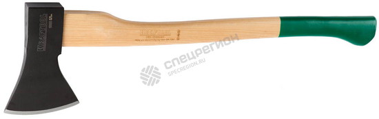 Фотография Топор 20655-10 KRAFTOOL Рейнский, универсальный, для рубки древесины, особопрочная рукоятка Hickory,