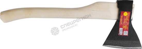 Фотография Топор 2072-13 кованый ИЖ с округлым лезвием и деревянной рукояткой, 1,3кг