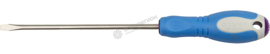Фотография Отвертка 25251-5.5-150 ЗУБР "ЭКСПЕРТ", Cr-V сталь, трехкомпонентная рукоятка, цветовая индикация тип
