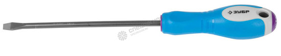 Фотография Отвертка 25251-6.5-150 ЗУБР "ЭКСПЕРТ", Cr-V сталь, трехкомпонентная рукоятка, цветовая индикация тип