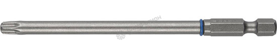 Фотография Бита 26015-25-100-1 ЗУБР "ЭКСПЕРТ" торсионная кованая, обточенная, хромомолибденовая сталь, тип хвос