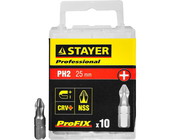 Бита Stayer Ph2 x 25 мм (10 шт.)