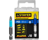 Бита Stayer Pz2 x 50 мм (10 шт.) ProFix