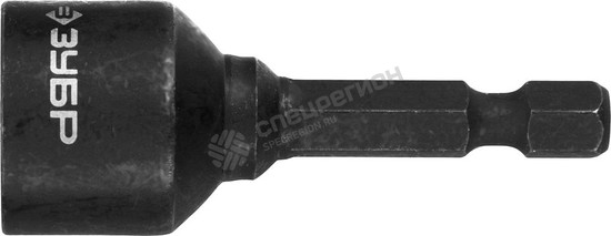 Фотография Бита с торцевой головкой Зубр 14 мм x 50 мм "Нат-драйвер", намагниченная