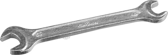 Фотография Ключ рожковый СИБИН, оцинкованный, 9х11мм 27012-09-11